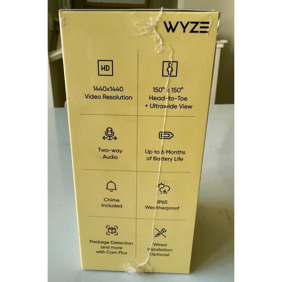 New Sealed Wyze Video Doorbell Pro + Chime Pro Wired/Wire-Free Camera 1080p HD - Picture 4 of 4